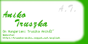 aniko truszka business card